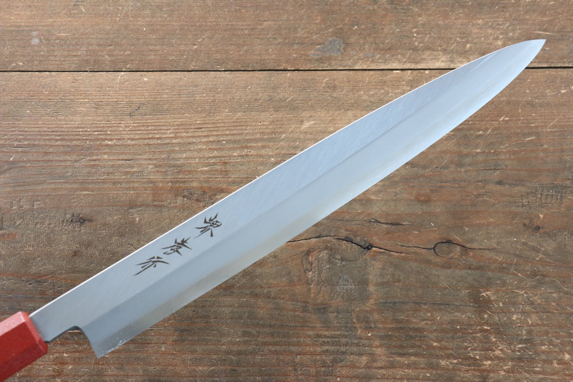 Sakai Takayuki Sakai Takayuki Nanairo INOX Molybdenum Yanagiba Japanese Knife 270mm with ABS resin(Red pearl) Handle - Japanny - Best Japanese Knife