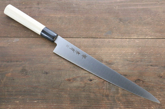 Sakai Takayuki INOX Steel Sujihiki Japanese Knife 240mm with Magnolia Handle - Japanny - Best Japanese Knife