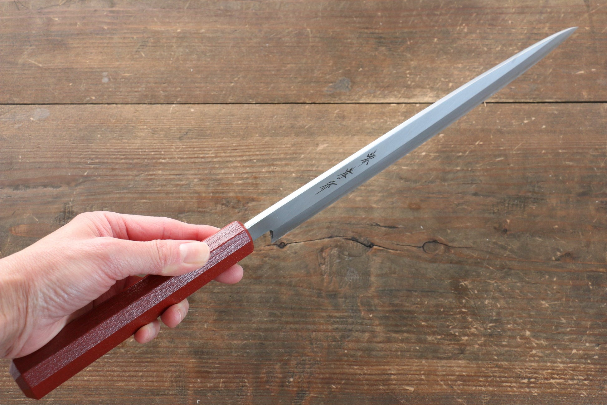 Sakai Takayuki Sakai Takayuki Nanairo INOX Molybdenum Yanagiba Japanese Knife 270mm with ABS resin(Red pearl) Handle - Japanny - Best Japanese Knife