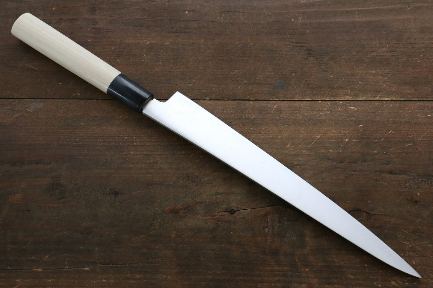 Sakai Takayuki INOX Steel Sujihiki Japanese Knife 240mm with Magnolia Handle - Japanny - Best Japanese Knife