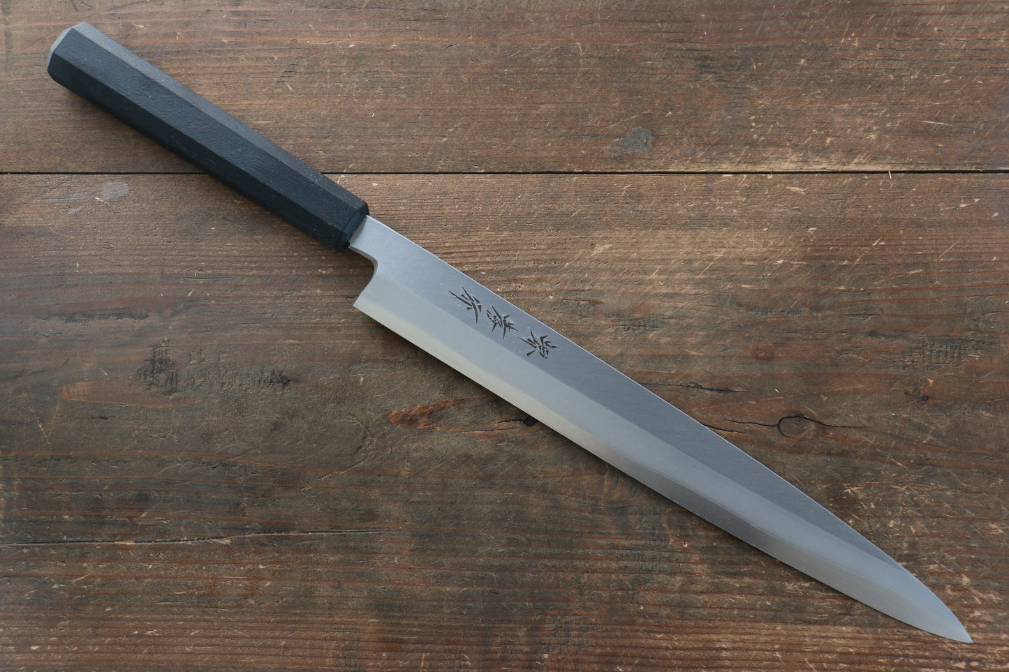 Sakai Takayuki Sakai Takayuki Nanairo INOX Molybdenum Yanagiba Japanese Knife 270mm with ABS resin(Black Lacquered) Handle - Japanny - Best Japanese Knife