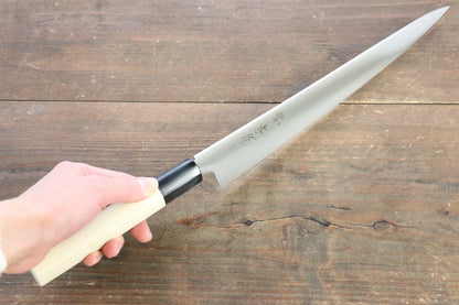 Sakai Takayuki INOX Steel Sujihiki Japanese Knife 240mm with Magnolia Handle - Japanny - Best Japanese Knife