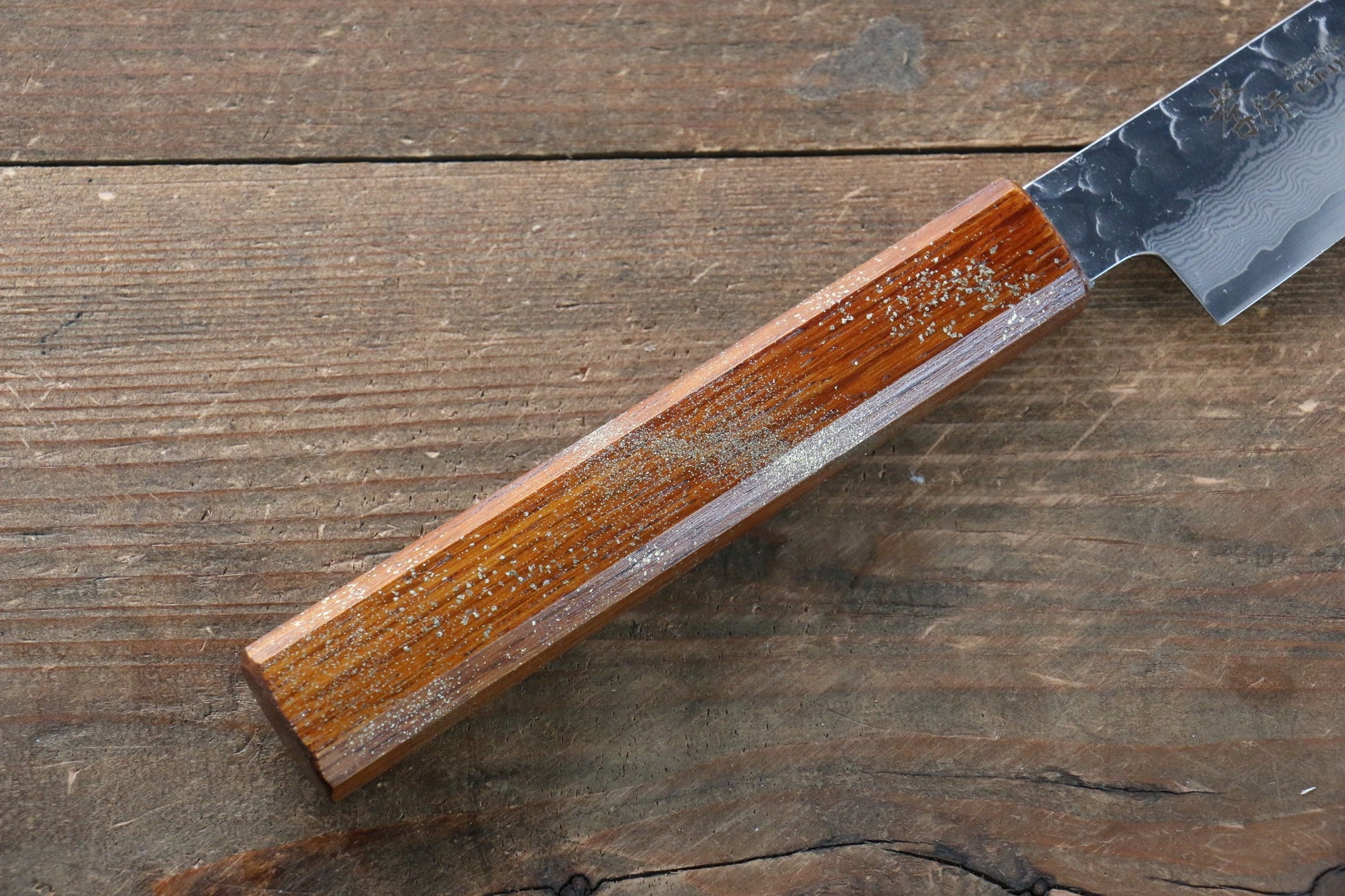 Sakai Takayuki VG10 33 Layer Damascus Petty-Utility Japanese Knife 150mm with Live oak Lacquered (Seiren) Handle - Japanny - Best Japanese Knife