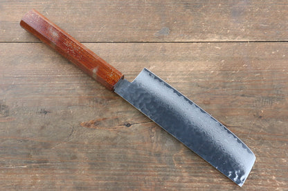 Sakai Takayuki VG10 33 Layer Damascus Nakiri Japanese Knife 160mm with Live oak Lacquered (Seiren) Handle - Japanny - Best Japanese Knife