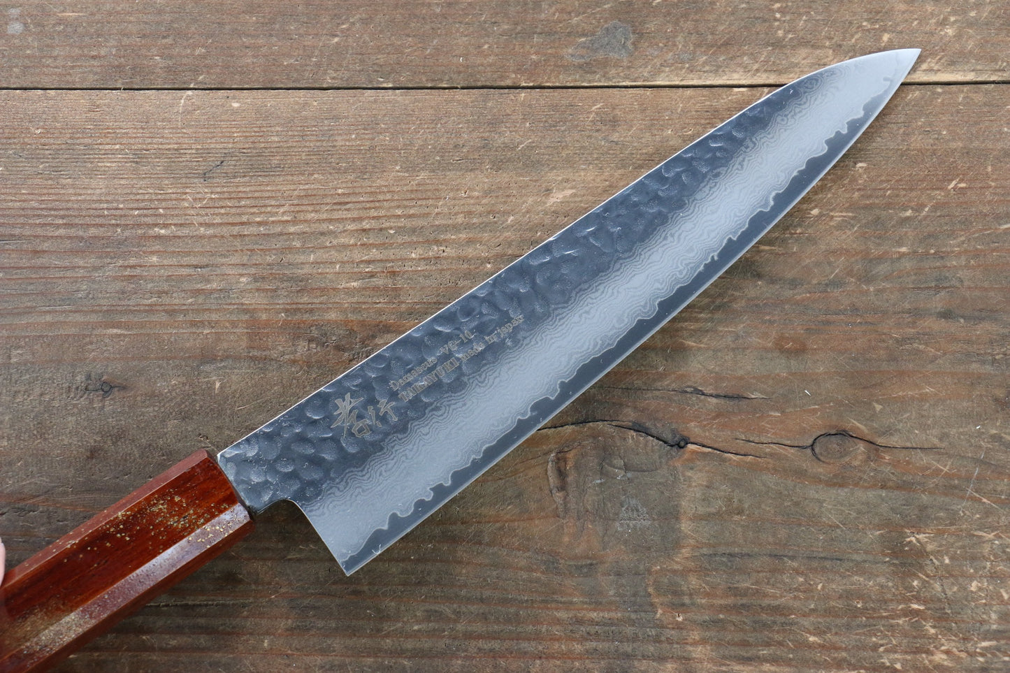 Sakai Takayuki VG10 33 Layer Damascus Gyuto Japanese Knife 210mm with Live oak Lacquered (Seiren) Handle - Japanny - Best Japanese Knife