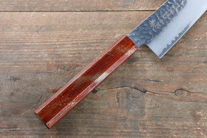 Sakai Takayuki VG10 33 Layer Damascus Gyuto Japanese Knife 210mm with Live oak Lacquered (Seiren) Handle - Japanny - Best Japanese Knife