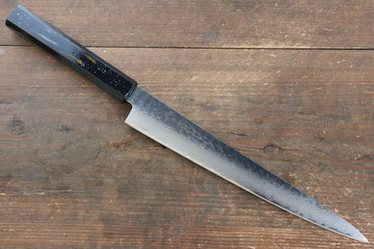 Sakai Takayuki VG10 33 Layer Damascus Sujihiki Japanese Knife 240mm with Live oak Lacquered (Saiu) Handle - Japanny - Best Japanese Knife