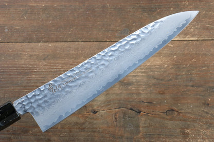 Sakai Takayuki VG10 33 Layer Damascus Gyuto Japanese Knife 240mm with Live oak Lacquered (Saiu) Handle - Japanny - Best Japanese Knife