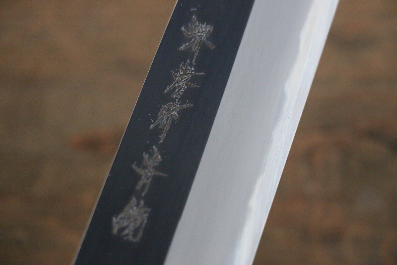 Sakai Takayuki Blue Steel No.2 mirrored Kamagata Usuba Japanese Chef Knife - Japanny - Best Japanese Knife