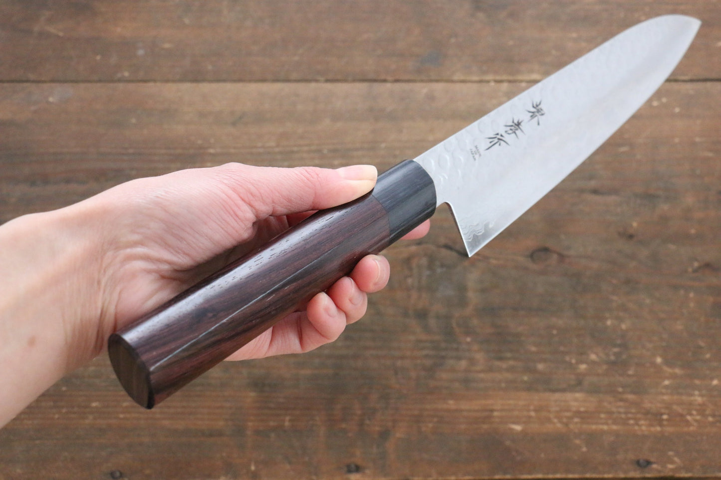 Sakai Takayuki 45 Layer Damascus Japanese Chef's Gyuto Knife 210mm with Shitan Handle - Japanny - Best Japanese Knife