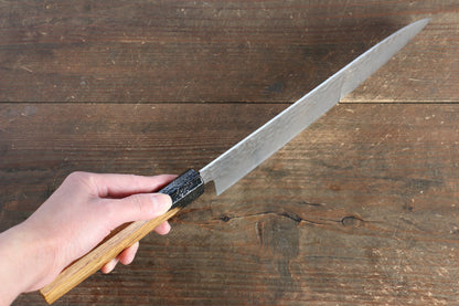 Sakai Takayuki VG10 33 Layer Damascus Gyuto Japanese Knife 240mm with Live oak Lacquered (Kokushin) Handle - Japanny - Best Japanese Knife