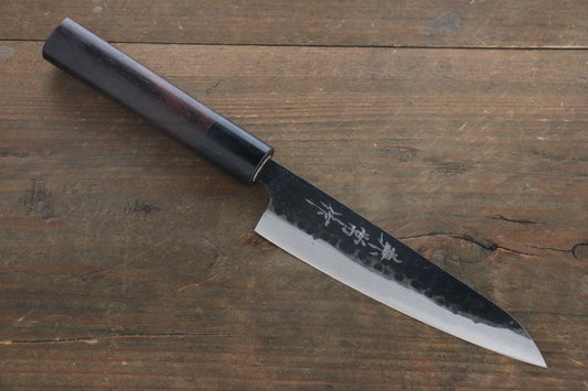 Kanetsune, thép xanh No.2, dao nhỏ linh hoạt Petty, dao Nhật chính hãng cao cấp, 135mm, gỗ Đàn Hương