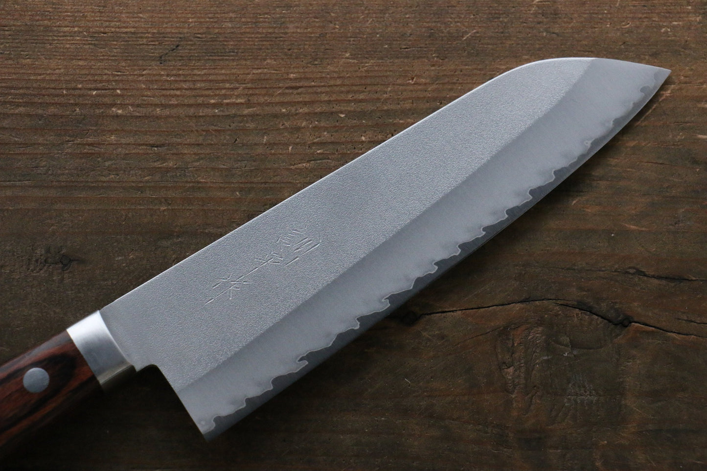 Kunihira VG1 Nashiji Santoku Japanese Knife 170mm - Japanny - Best Japanese Knife