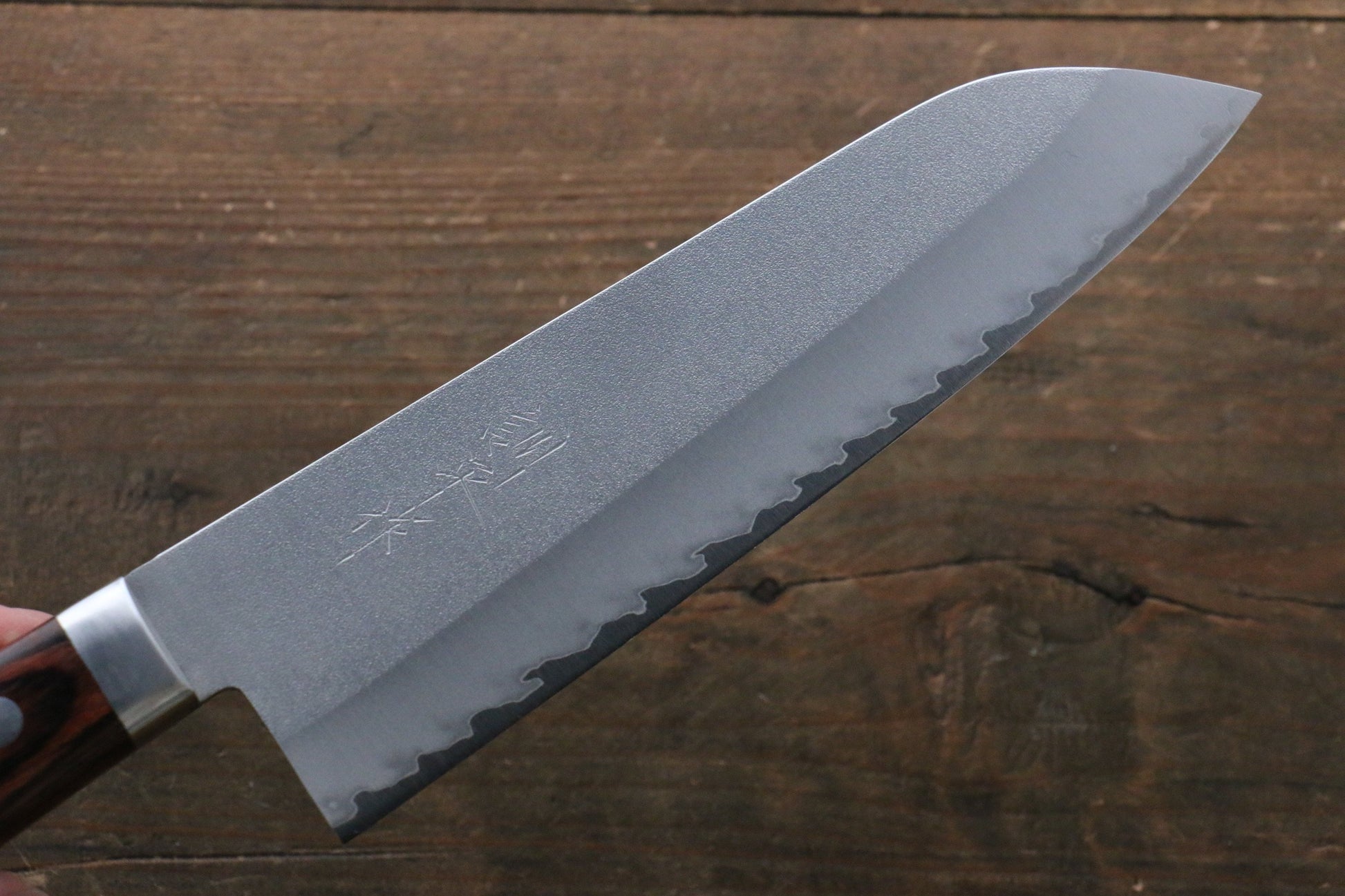 Kunihira VG1 Nashiji Santoku Japanese Knife 170mm - Japanny - Best Japanese Knife