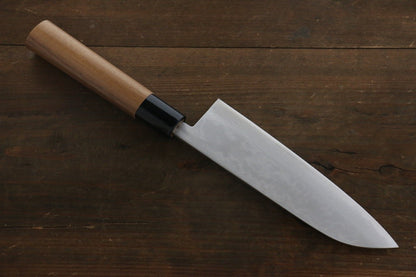 Kanetsune VG1 stain resistant Santoku Japanese Chef Knife 165mm Walnut Handle - Japanny - Best Japanese Knife