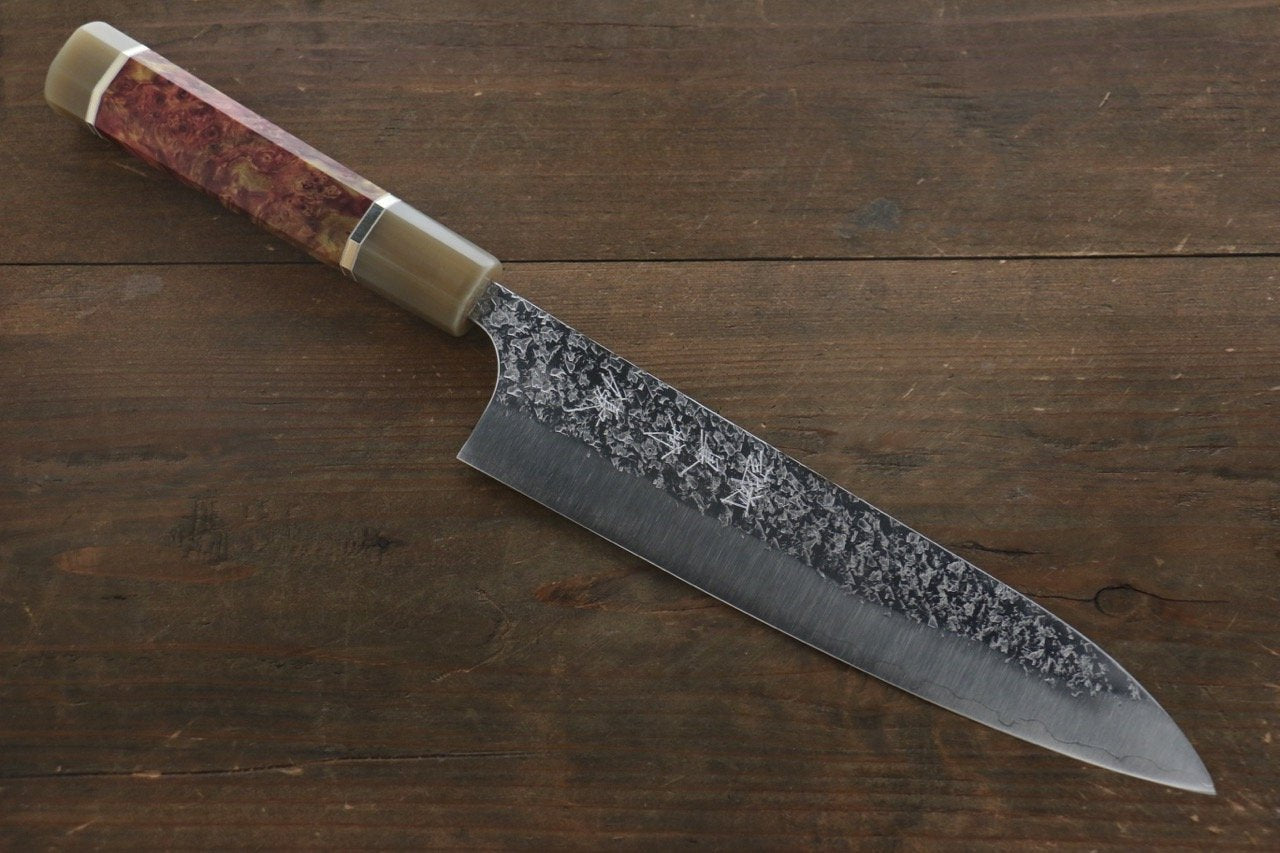 Yu Kurosaki Shizuku R2/SG2 Hammered Gyuto Japanese Chef Knife 210mm with Maple Handle - Japanny - Best Japanese Knife