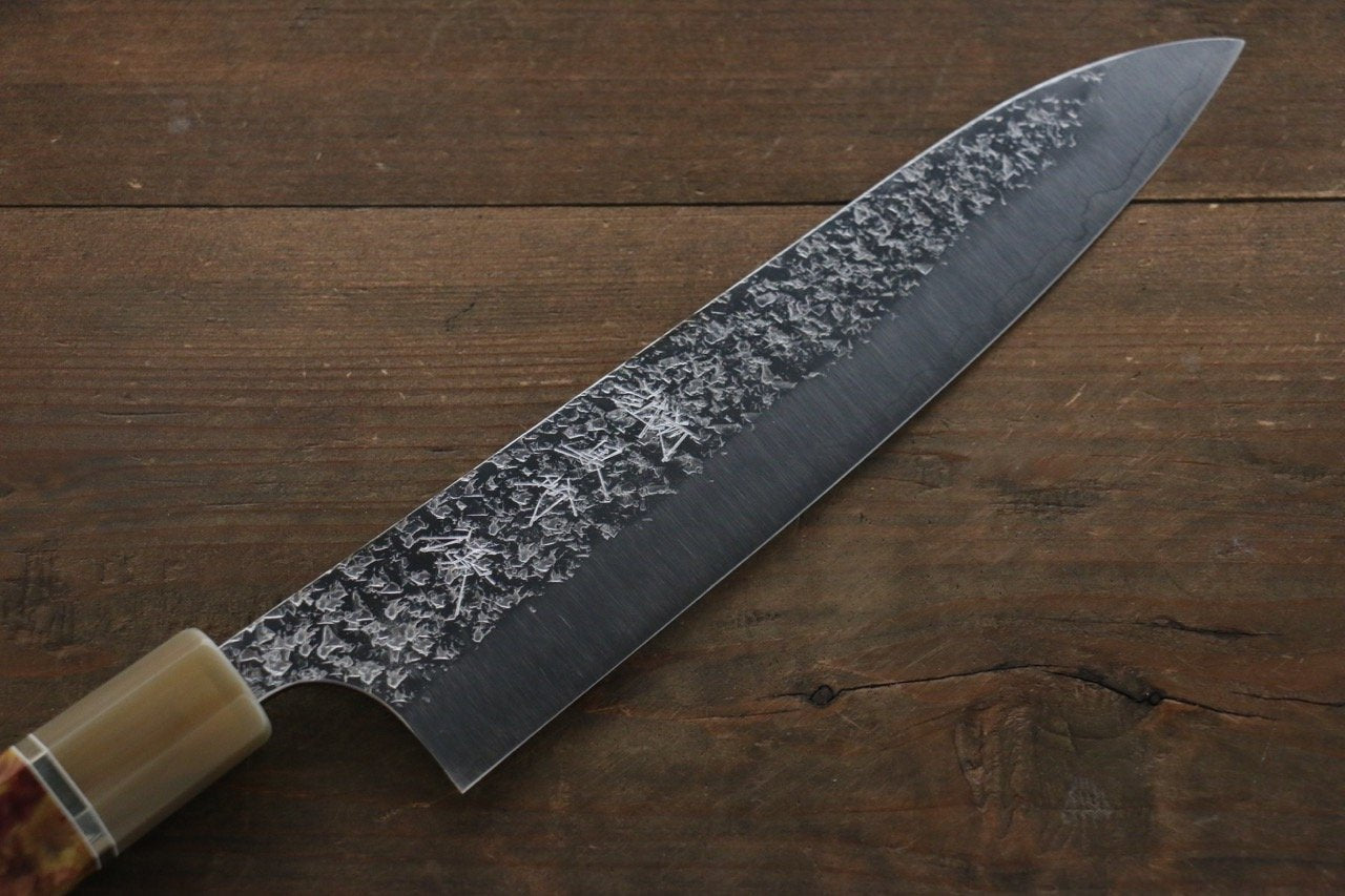 Yu Kurosaki Shizuku R2/SG2 Hammered Gyuto Japanese Chef Knife 210mm with Maple Handle - Japanny - Best Japanese Knife