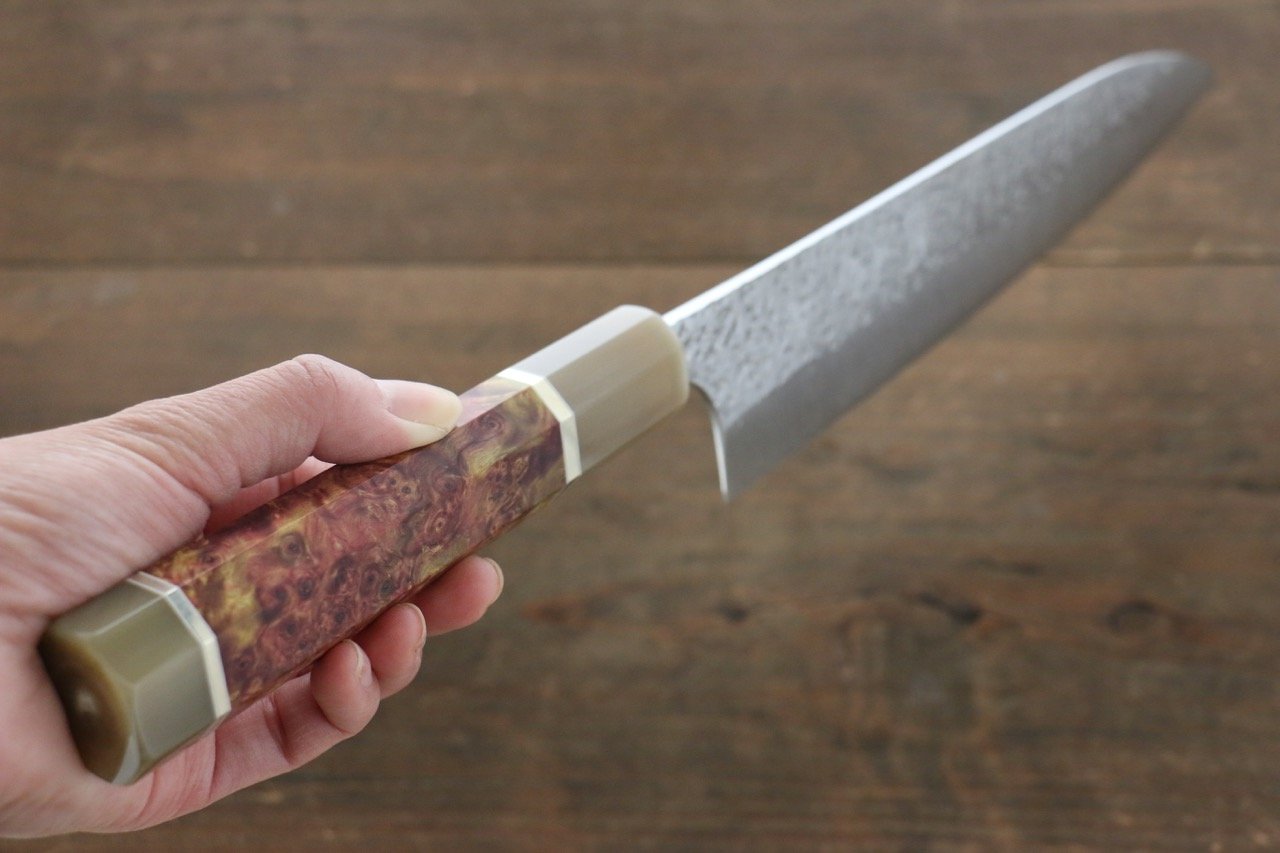 Yu Kurosaki Shizuku R2/SG2 Hammered Gyuto Japanese Chef Knife 210mm with Maple Handle - Japanny - Best Japanese Knife