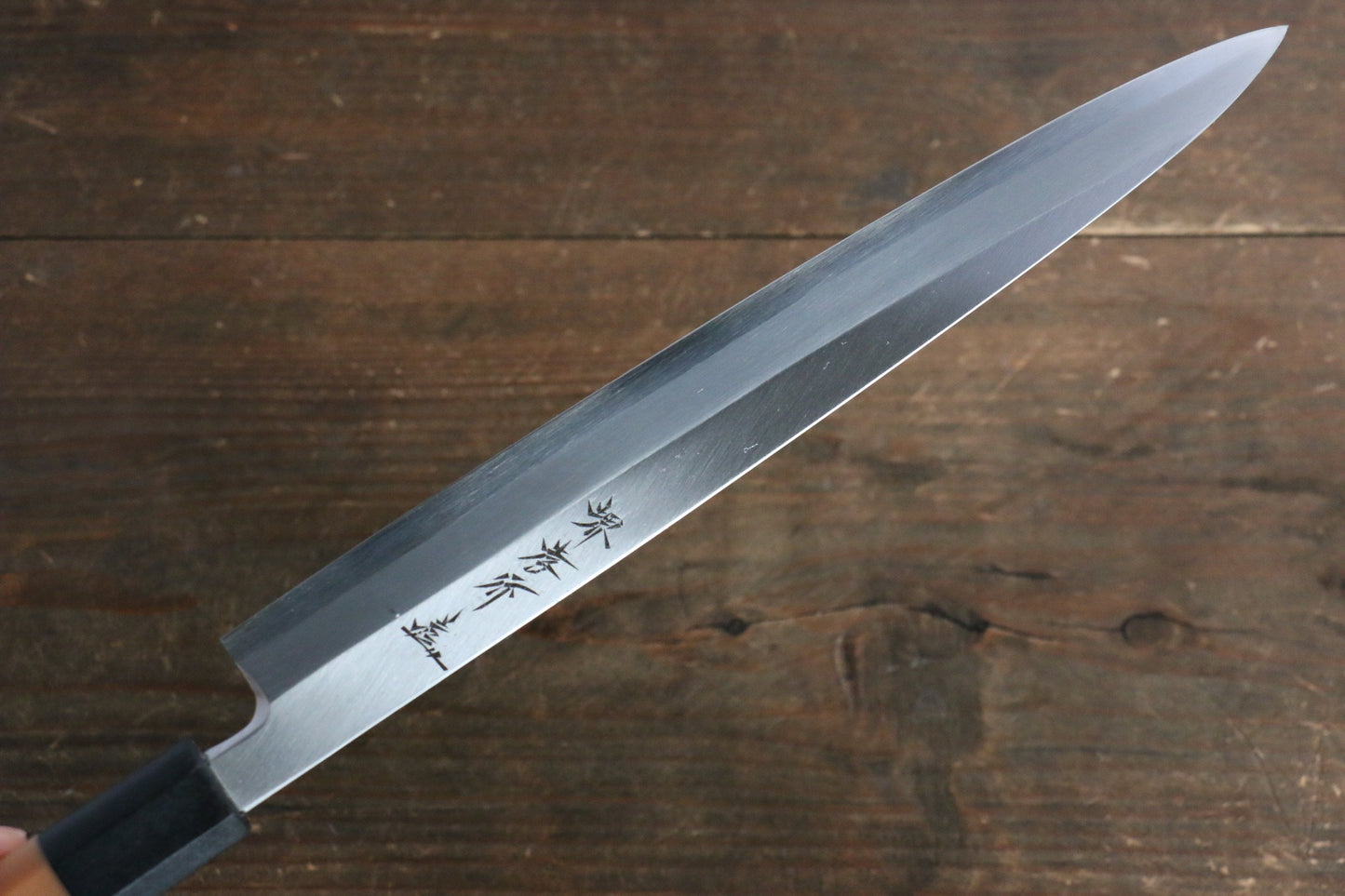 [Left Handed] Sakai Takayuki Molybdenum Yanagiba Japanese Chef Knife with Black Plastic handle - Japanny - Best Japanese Knife