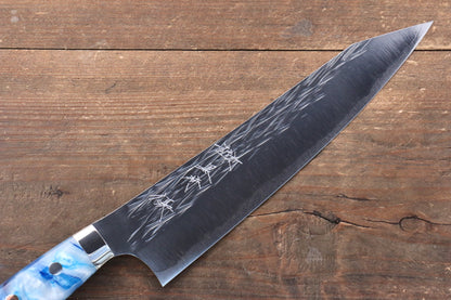 Yu Kurosaki Juhyo SPG2 Hammered Gyuto Japanese Knife 210mm Acrylic Handle - Japanny - Best Japanese Knife