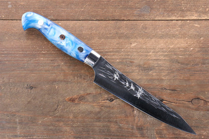 Yu Kurosaki Juhyo SPG2 Hammered Petty-Utility Japanese Knife 130mm Acrylic Handle - Japanny - Best Japanese Knife