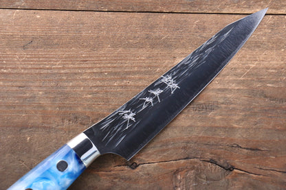 Yu Kurosaki Juhyo SPG2 Hammered Petty-Utility Japanese Knife 130mm Acrylic Handle - Japanny - Best Japanese Knife