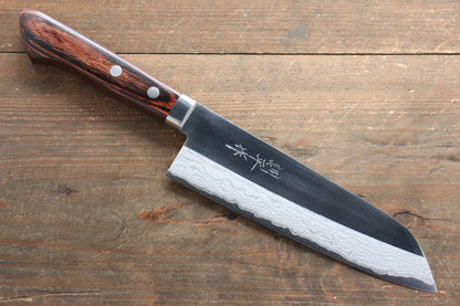 Kunihira VG1 Migaki Santoku Japanese Chef Knife 170mm with Bolster - Japanny - Best Japanese Knife