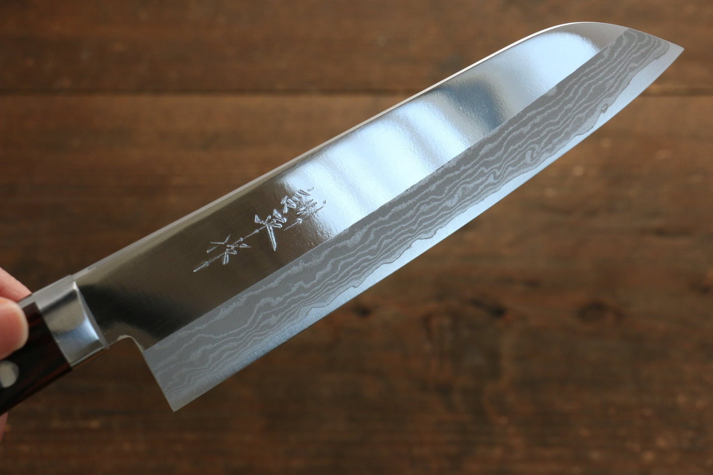 Kunihira VG1 Migaki Santoku Japanese Chef Knife 170mm with Bolster - Japanny - Best Japanese Knife