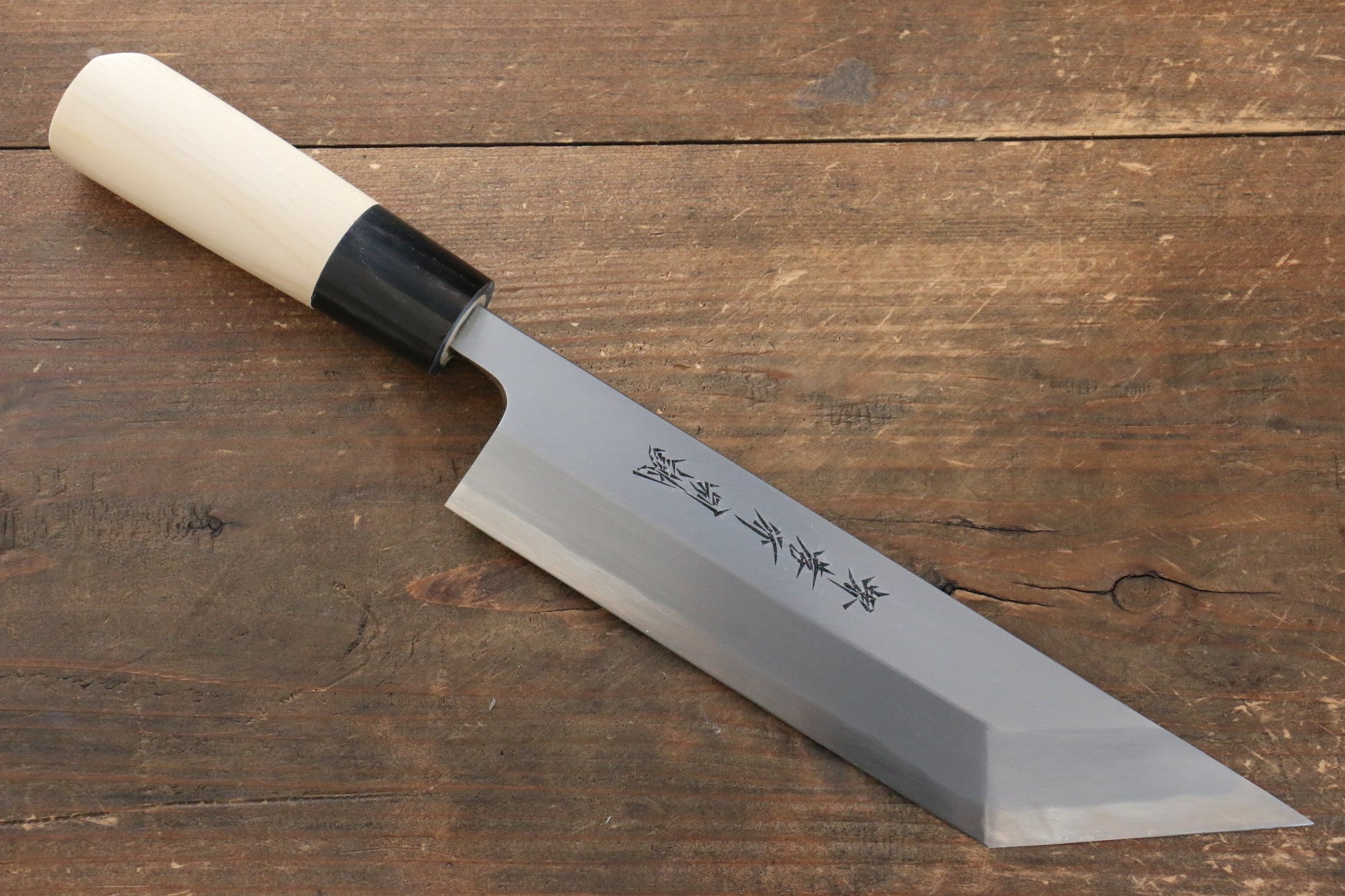 Sakai Takayuki White Steel No.2 Eel Knife Japanese Knife 180mm Magnolia Handle - Japanny - Best Japanese Knife