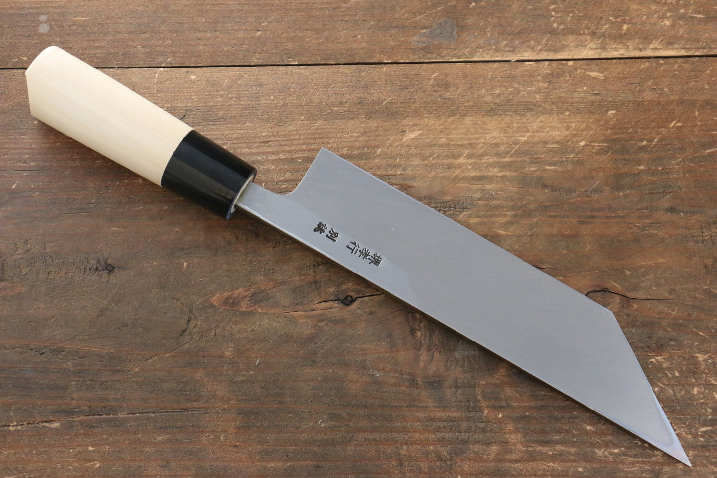 Sakai Takayuki White Steel No.2 Eel Knife Japanese Knife 180mm Magnolia Handle - Japanny - Best Japanese Knife