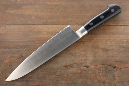 Iseya Molybdenum Steel Gyuto Japanese Chef Knife 180mm with Black Packer wood Handle  (Ferrel : Stainless Steel) - Japanny - Best Japanese Knife
