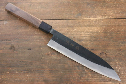 Sakai Takayuki Blue Steel No.2 Kurouchi Gyuto Japanese Knife 210mm Walnut Handle - Japanny - Best Japanese Knife