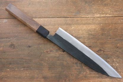 Sakai Takayuki Blue Steel No.2 Kurouchi Gyuto Japanese Knife 210mm Walnut Handle - Japanny - Best Japanese Knife