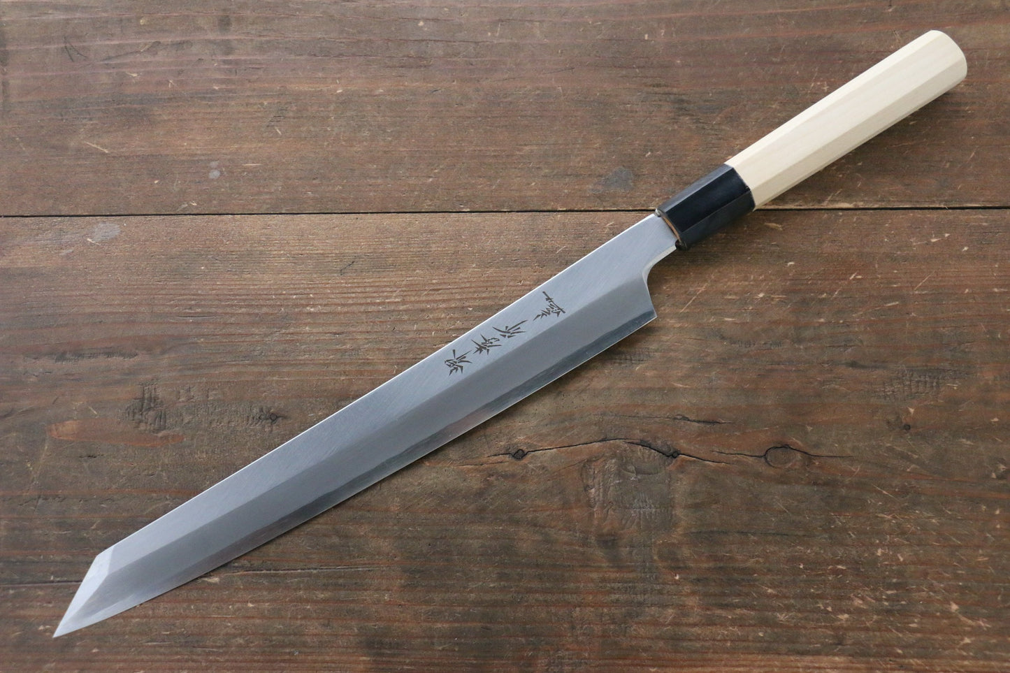 [Left Handed] Sakai Takayuki Silver Steel No.3 Kiritsuke Yanagiba Japanese Knife 270mm - Japanny - Best Japanese Knife