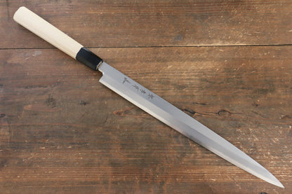 Sakai Takayuki Chef Series Silver Steel No.3 Fuguhiki Japanese Knife 300mm Magnolia Handle - Japanny - Best Japanese Knife