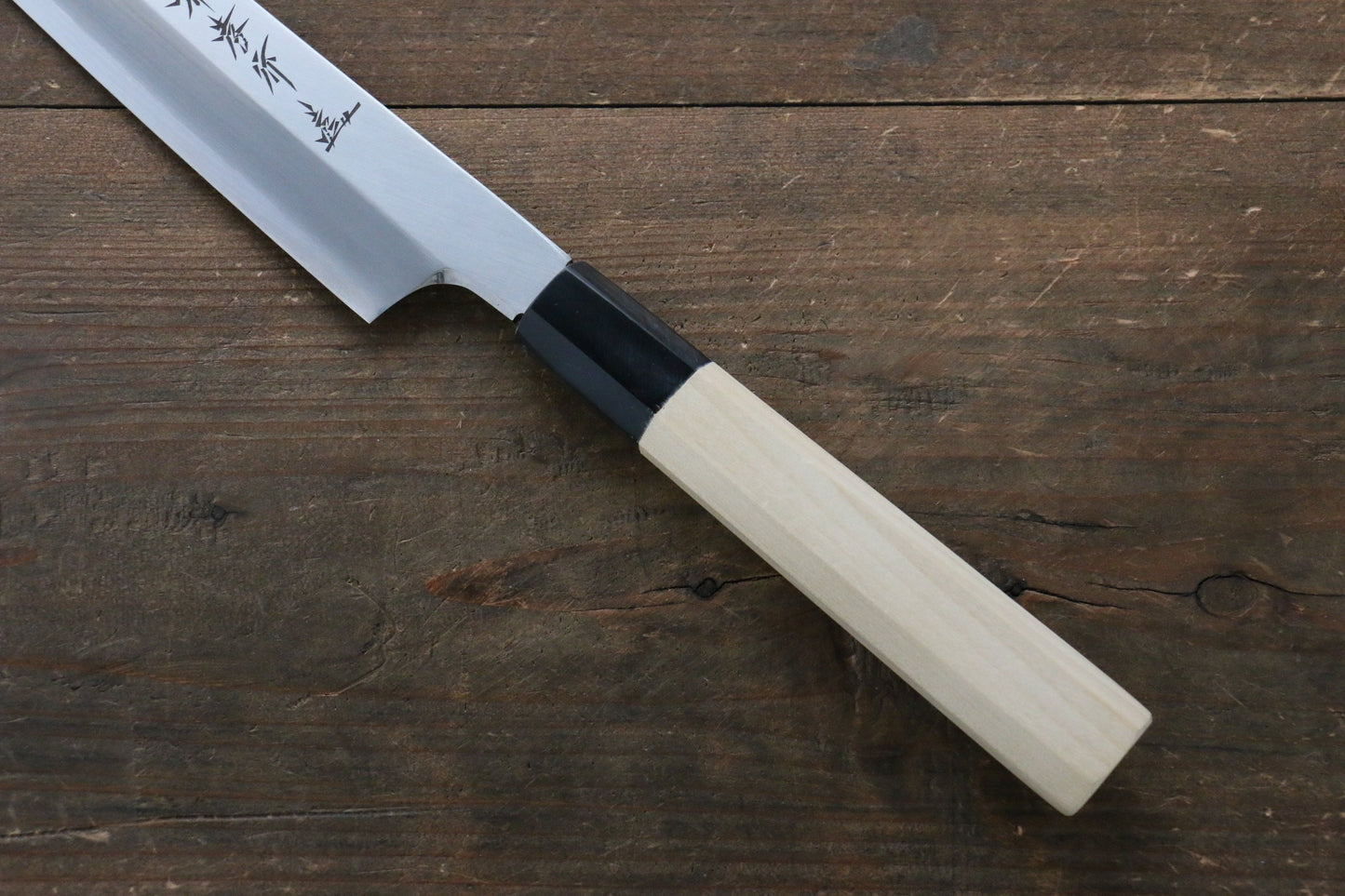 [Left Handed] Sakai Takayuki Silver Steel No.3 Kiritsuke Yanagiba Japanese Knife 270mm - Japanny - Best Japanese Knife