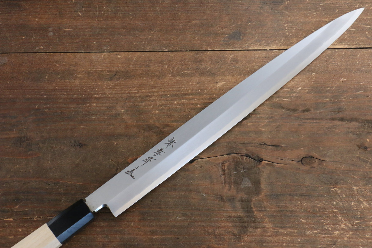 Sakai Takayuki Chef Series Silver Steel No.3 Fuguhiki Japanese Knife 300mm Magnolia Handle - Japanny - Best Japanese Knife