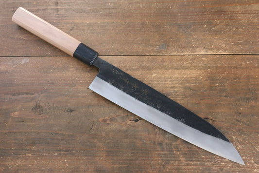 Sakai Takayuki Blue Steel No.2 Kurouchi Gyuto Japanese Knife 240mm Walnut Handle - Japanny - Best Japanese Knife