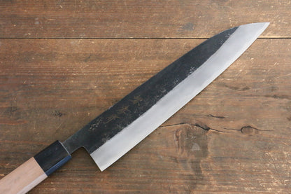 Sakai Takayuki Blue Steel No.2 Kurouchi Gyuto Japanese Knife 240mm Walnut Handle - Japanny - Best Japanese Knife