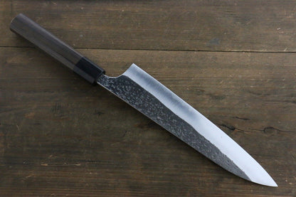 Yu Kurosaki Blue Super Clad Hammered Kurouchi Gyuto Japanese Chef Knife 210mm - Japanny - Best Japanese Knife