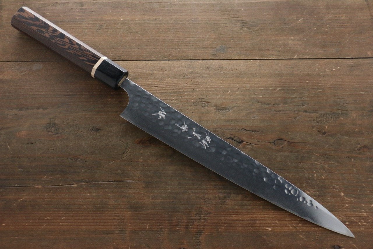 Yu Kurosaki R2/SG2 Hammered Sujihiki 270mm with Wenge handle - Japanny - Best Japanese Knife