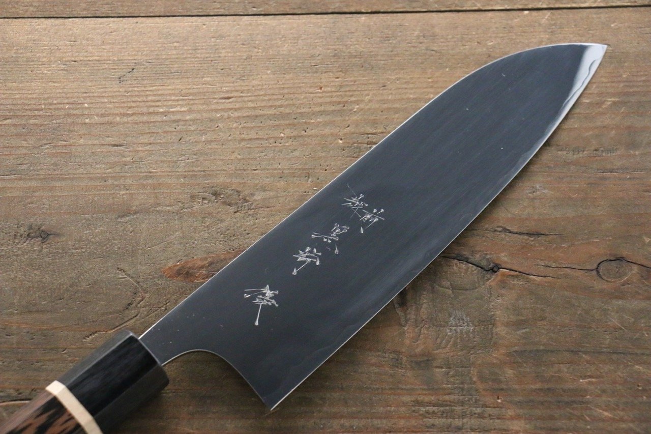 Yu Kurosaki R2/SG2 Mirrored Finish Santoku Japanese Knife 180mm with Wenge Handle - Japanny - Best Japanese Knife