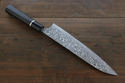 Saji R2/SG2 Black Damascus Gyuto Japanese Chef Knife 240mm with Ebony  handle - Japanny - Best Japanese Knife