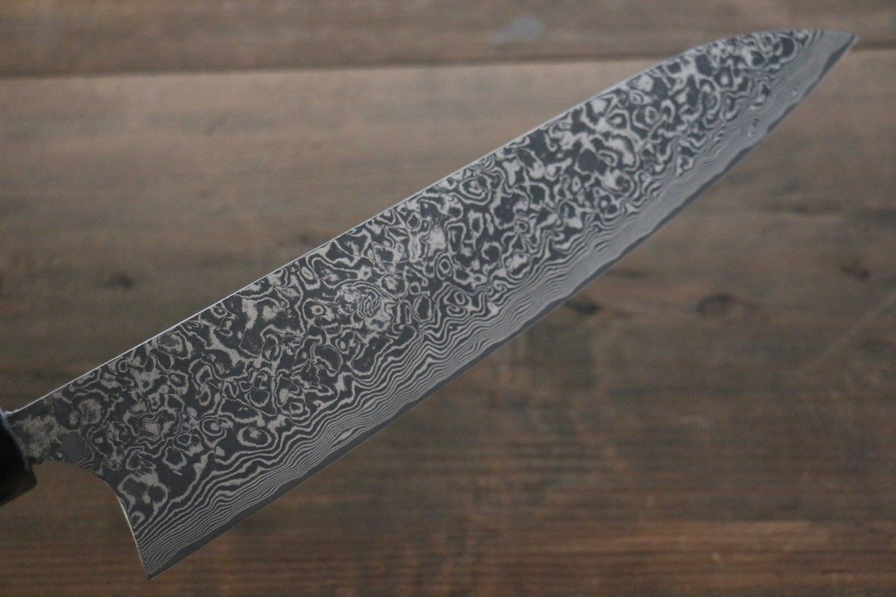 Saji R2/SG2 Black Damascus Gyuto Japanese Chef Knife 240mm with Ebony  handle - Japanny - Best Japanese Knife