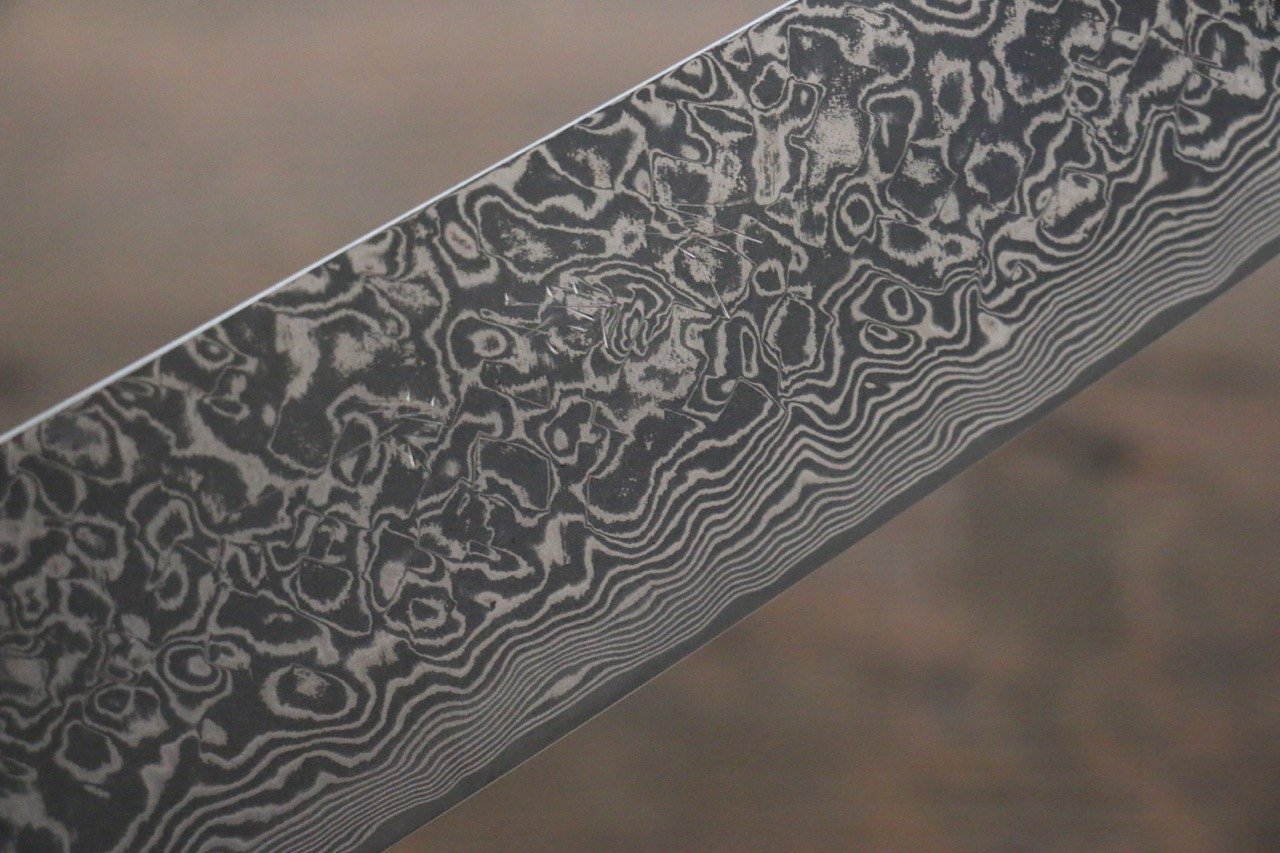 Saji R2/SG2 Black Damascus Gyuto Japanese Chef Knife 240mm with Ebony  handle - Japanny - Best Japanese Knife