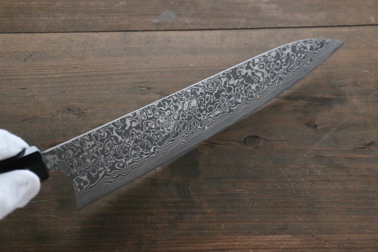 Saji R2/SG2 Black Damascus Gyuto Japanese Chef Knife 240mm with Ebony  handle - Japanny - Best Japanese Knife