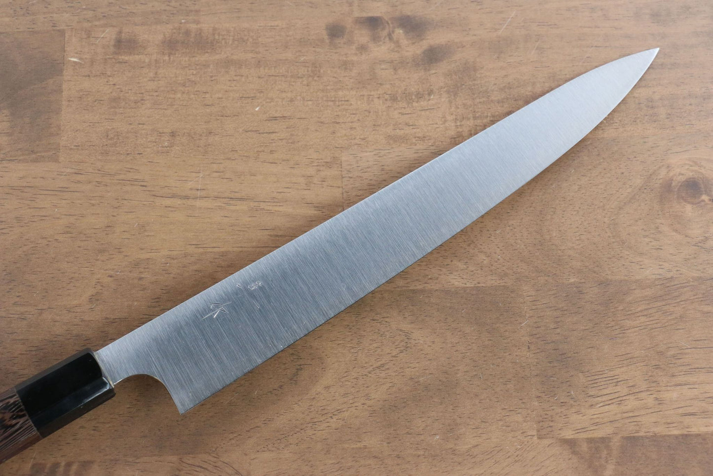 Kei Kobayashi Marke R2/SG2 Spezialisiertes geripptes Messer Sujihiki Japanisches Messer 270 mm Wenge-Holzgriff