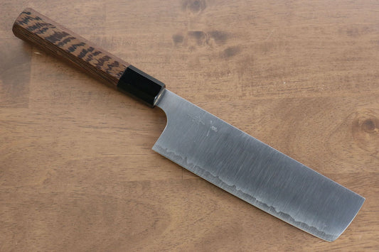 Thương hiệu Kei Kobayashi R2/SG2 Dao thái rau chuyên dụng Nakiri dao Nhật 165mm chuôi dao gỗ Wenge