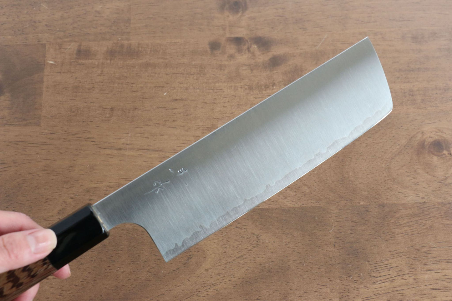 Kei Kobayashi Marke R2/SG2 Spezialisiertes Gemüsemesser Nakiri Japanisches Messer 165 mm Wenge-Holzgriff