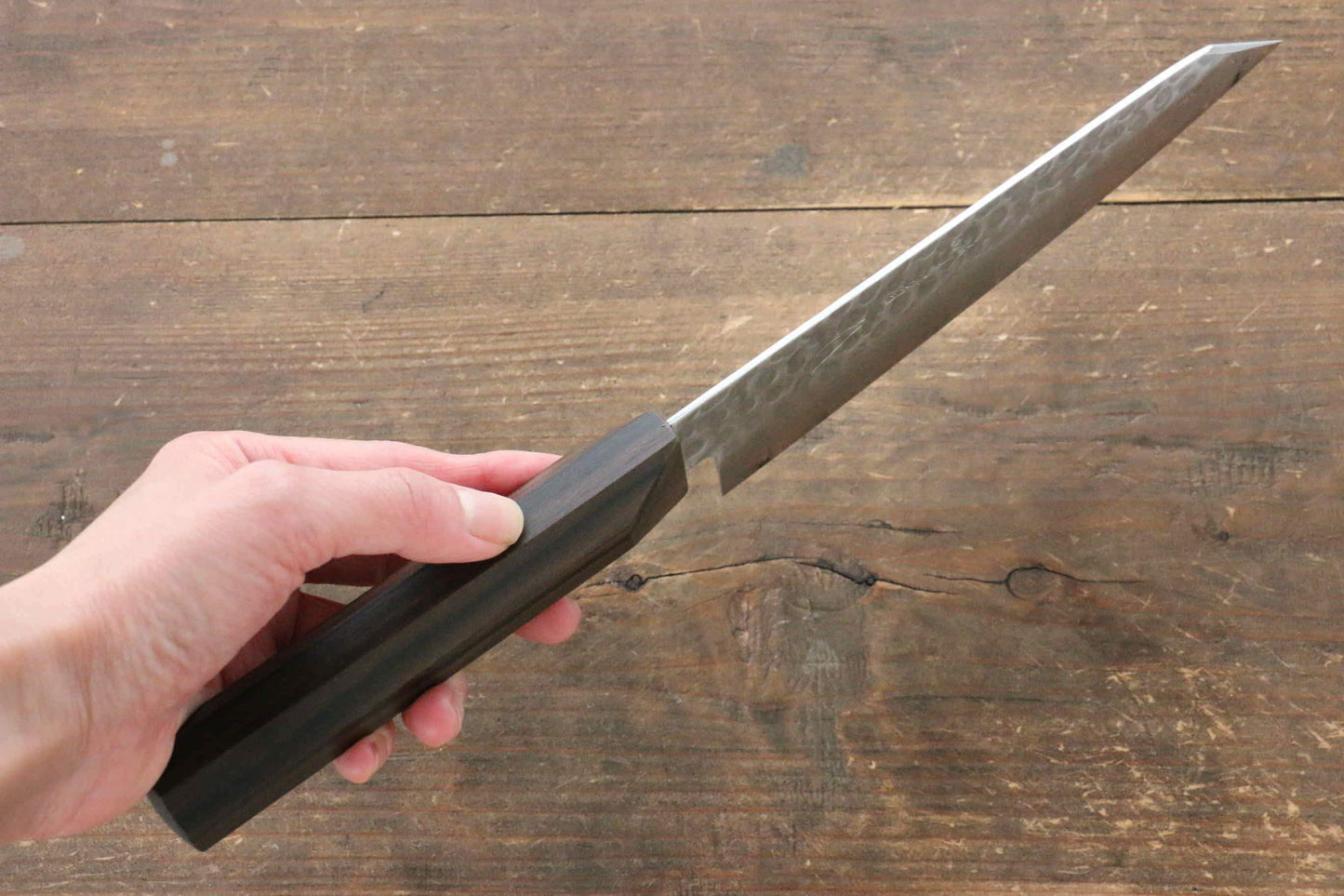 Jikko VG10 17 Layer Gyuto Japanese Knife 170mm Ebony Wood Handle - Japanny - Best Japanese Knife